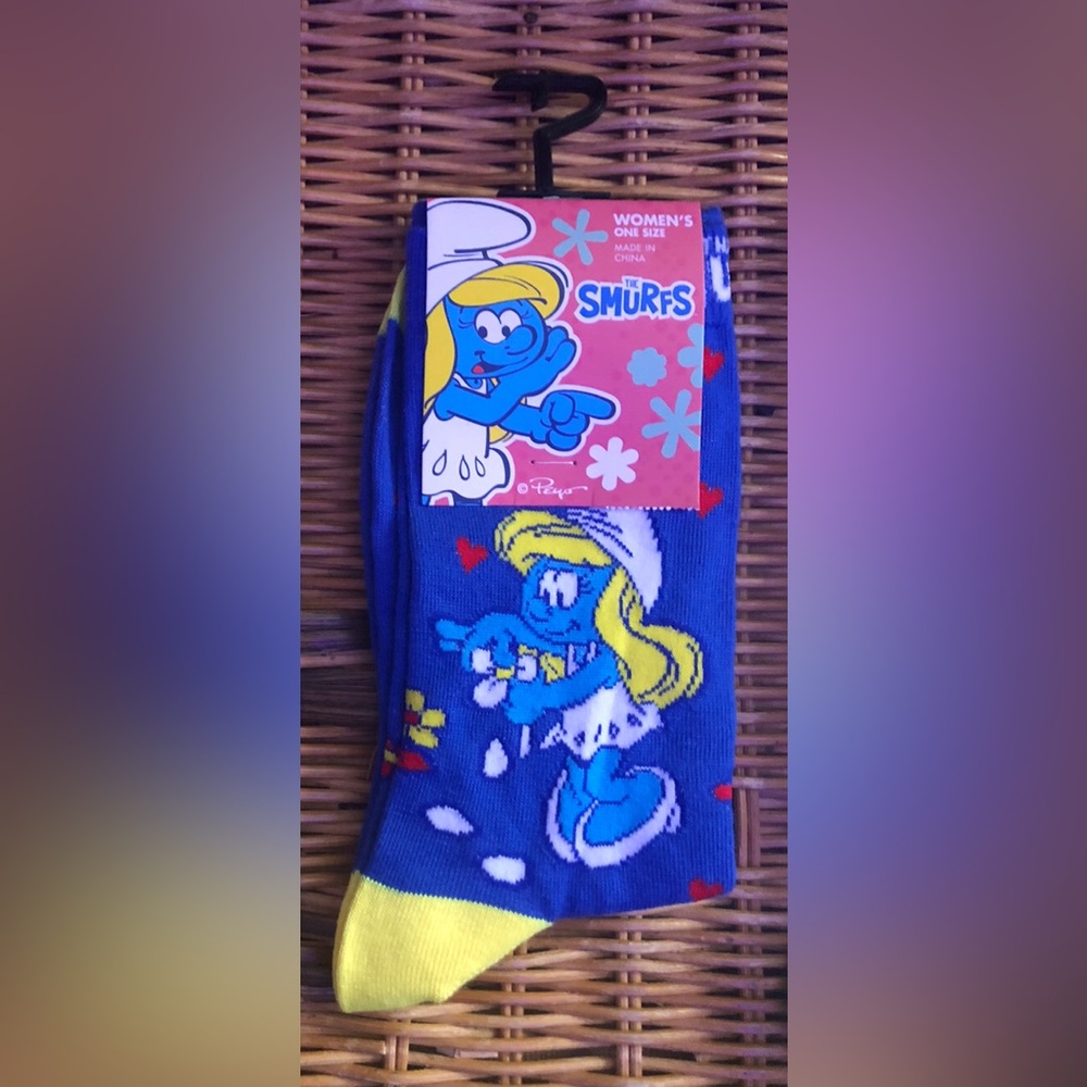 NWT Smurfette Socks